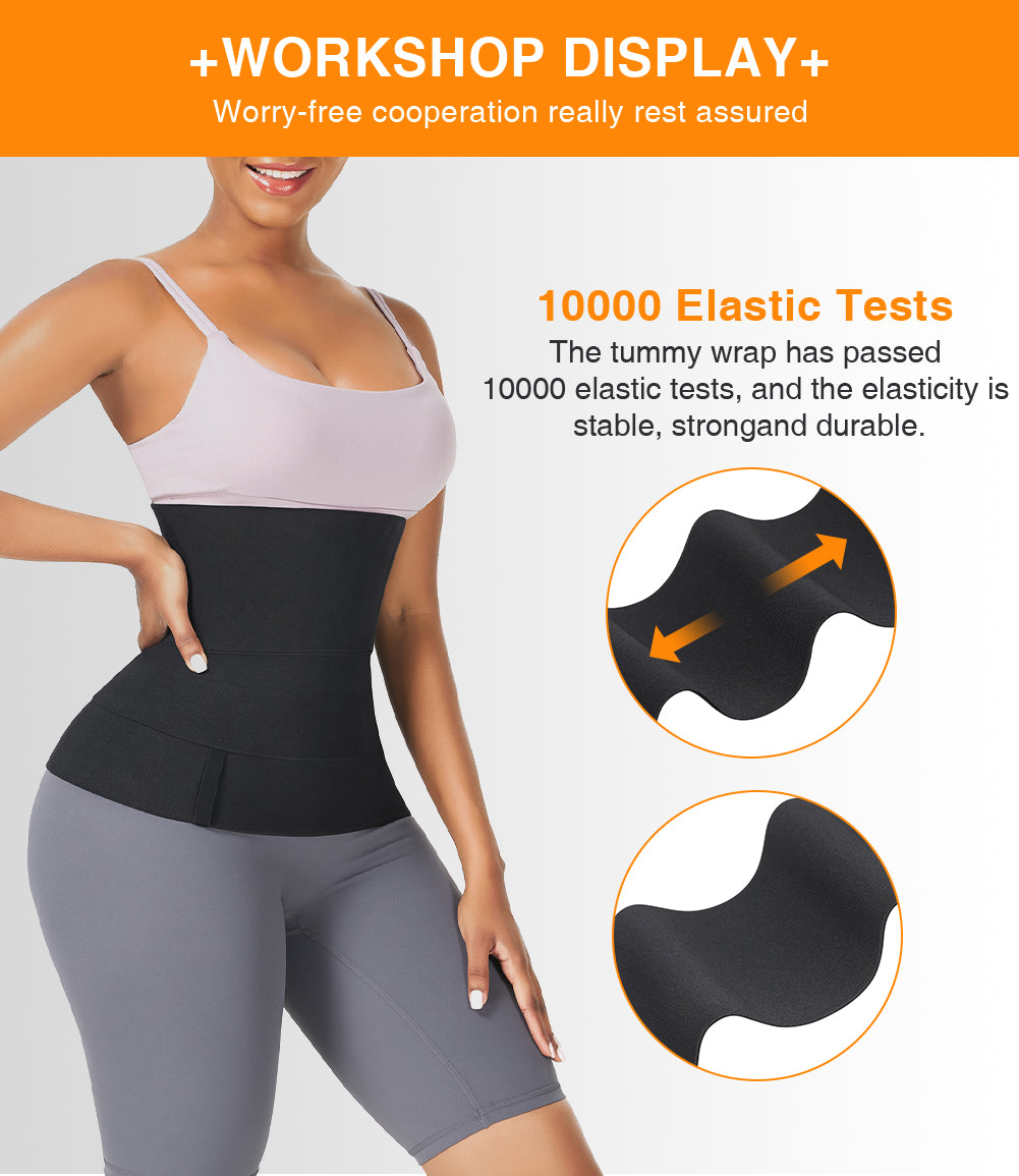 Fitreno Corset Waist Trainer for Women,Sweat Band Waist Trimmer Belt for  Body Shaping